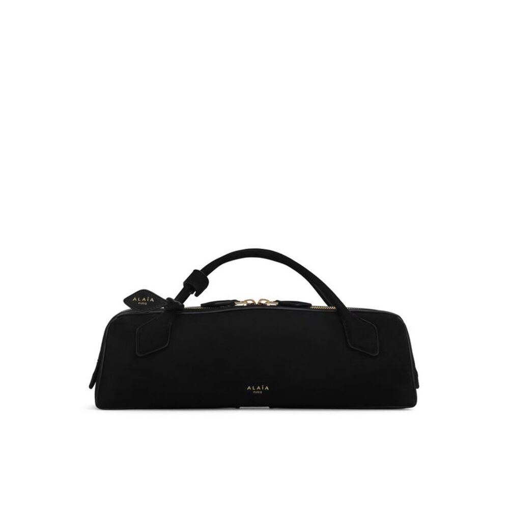 Alaia Women Le Teckel Pouch In Suede Goat Leather